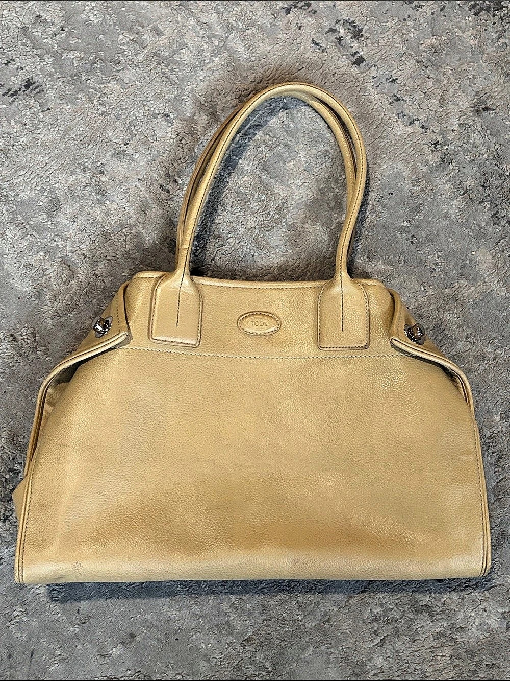 TODS Leather Shoulder Bag in Brown